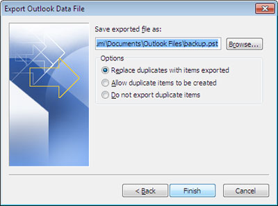 Data File Export preferences