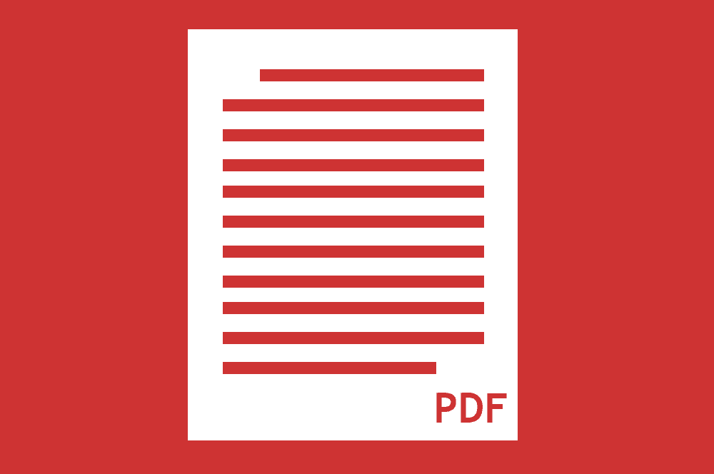 Save as a PDF
